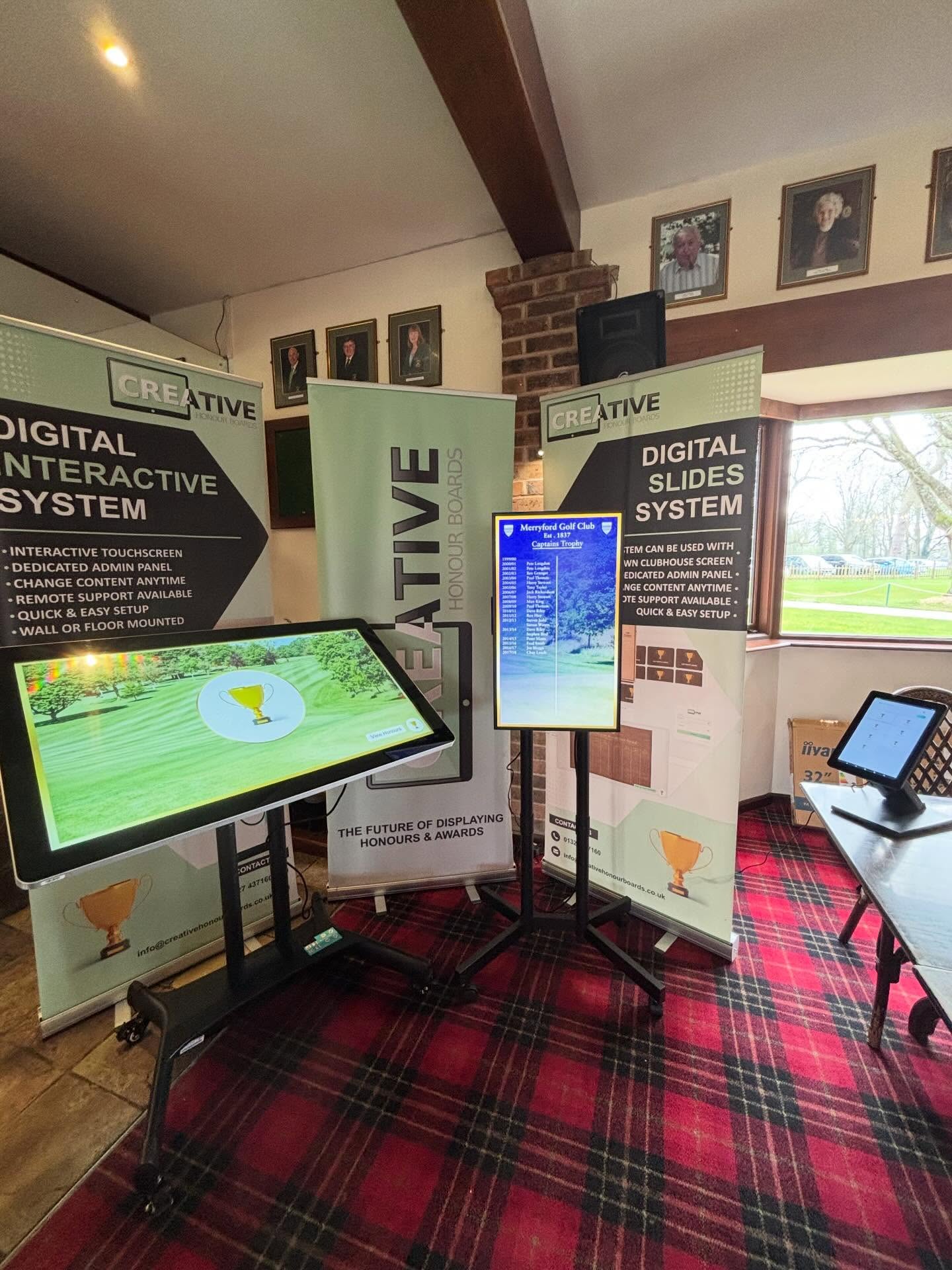 Another thoroughly enjoyable demonstration of our two digital honours board systems. If your club is looking to switch over to digital feel free to reach out for a demonstration on 01327 437160 😃