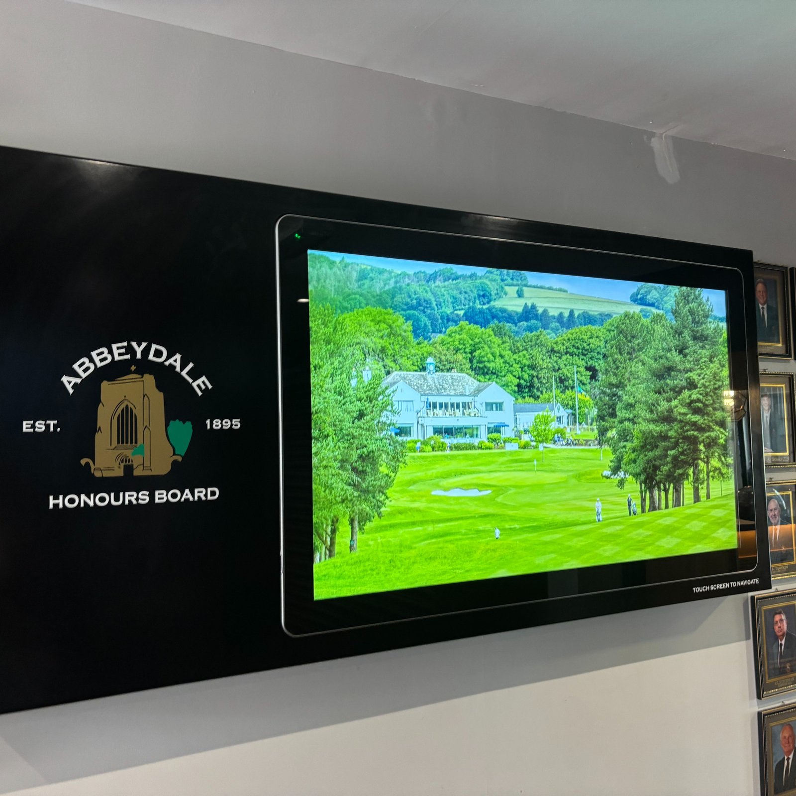 Thank you Abbeydale Golf Club for accommodating our visit last week to upgrade your digital honours board system. The screen is look fab in situ. #digitalhonoursboards