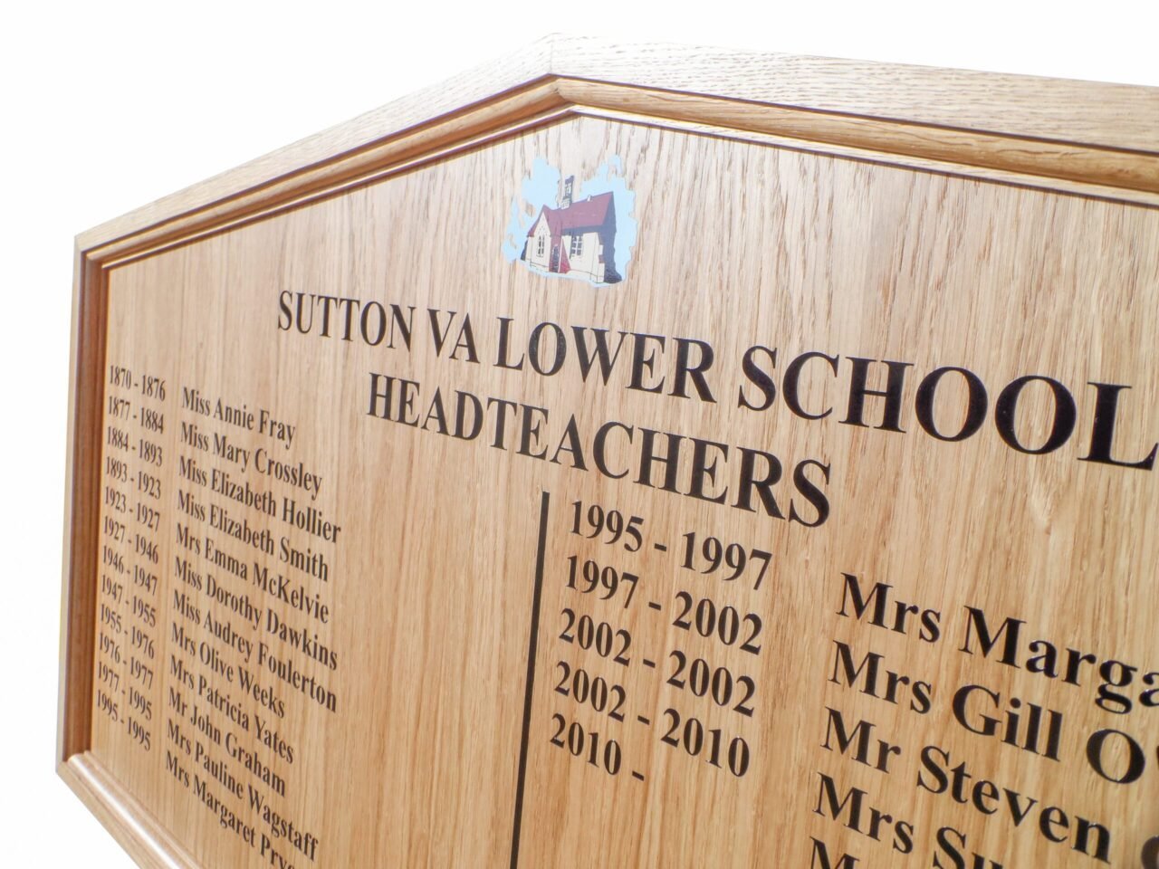 Traditional Wooden Honours Board
