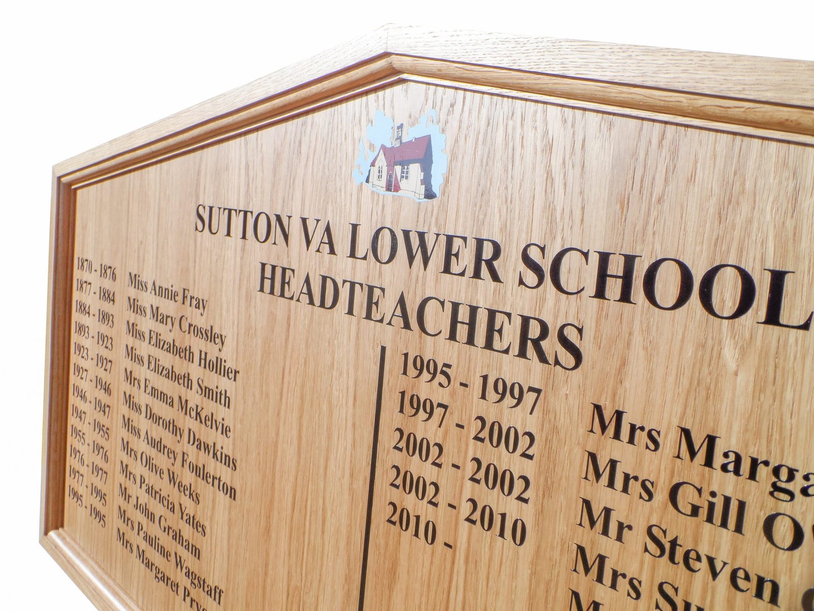 Traditional Wooden Honours Board