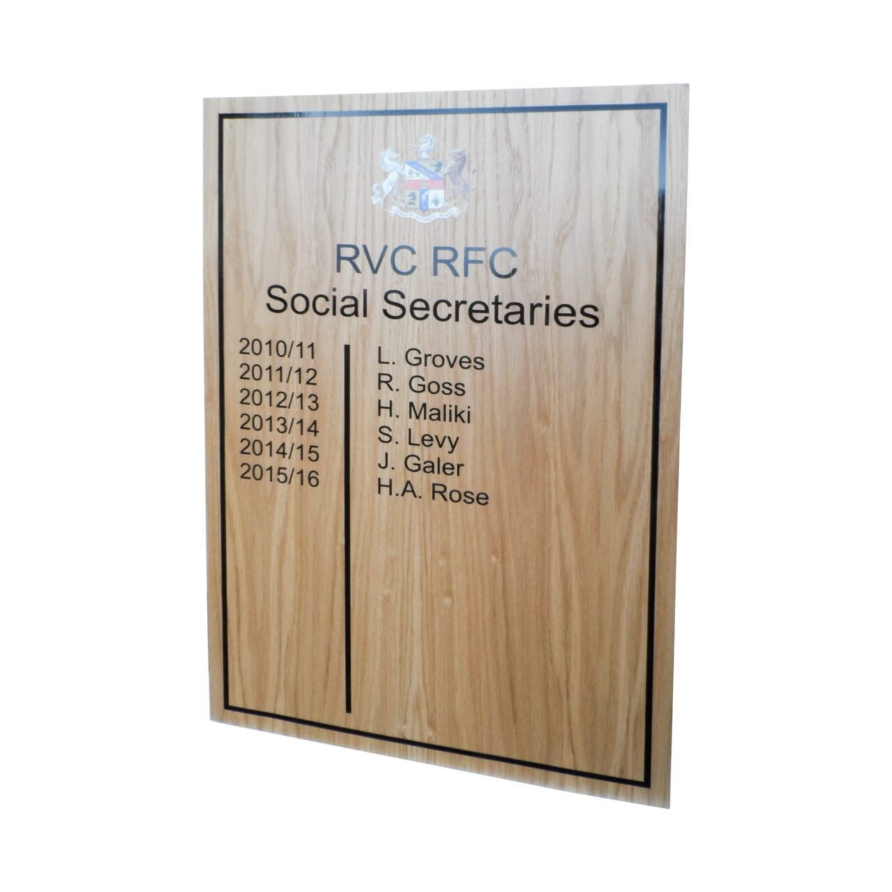Budget Wooden Honours Board