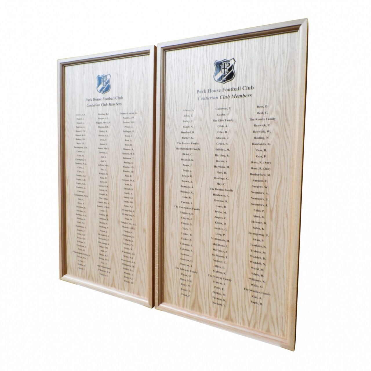 Traditional Straight Top Honours Board