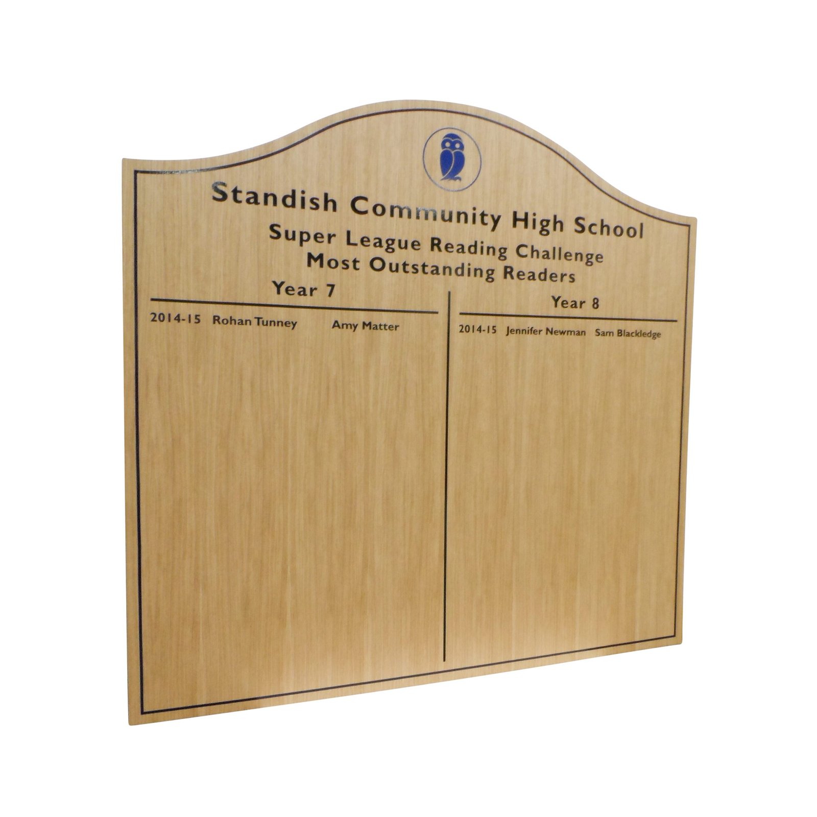 Budget Wooden Honours Board