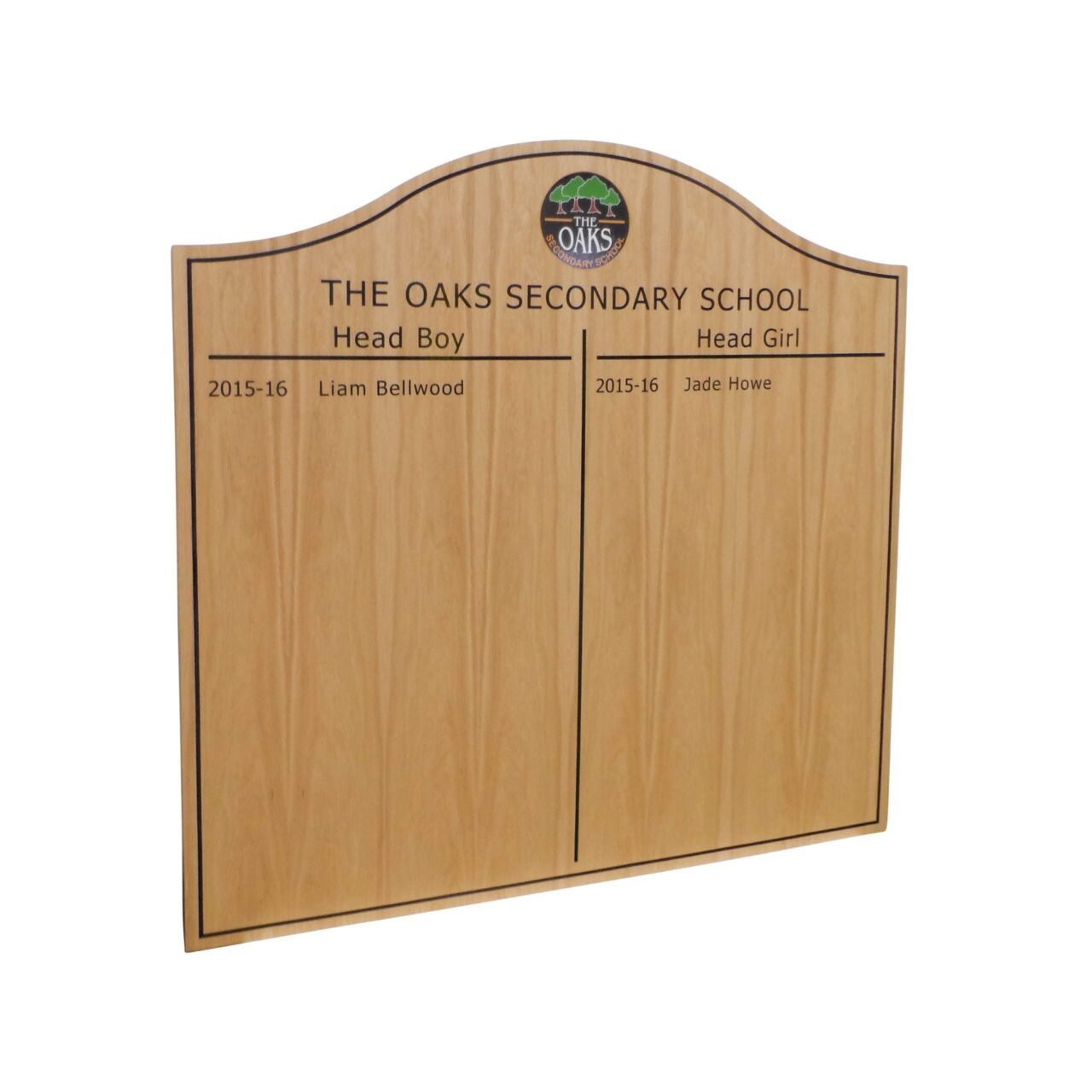 Budget Wooden Honours Board