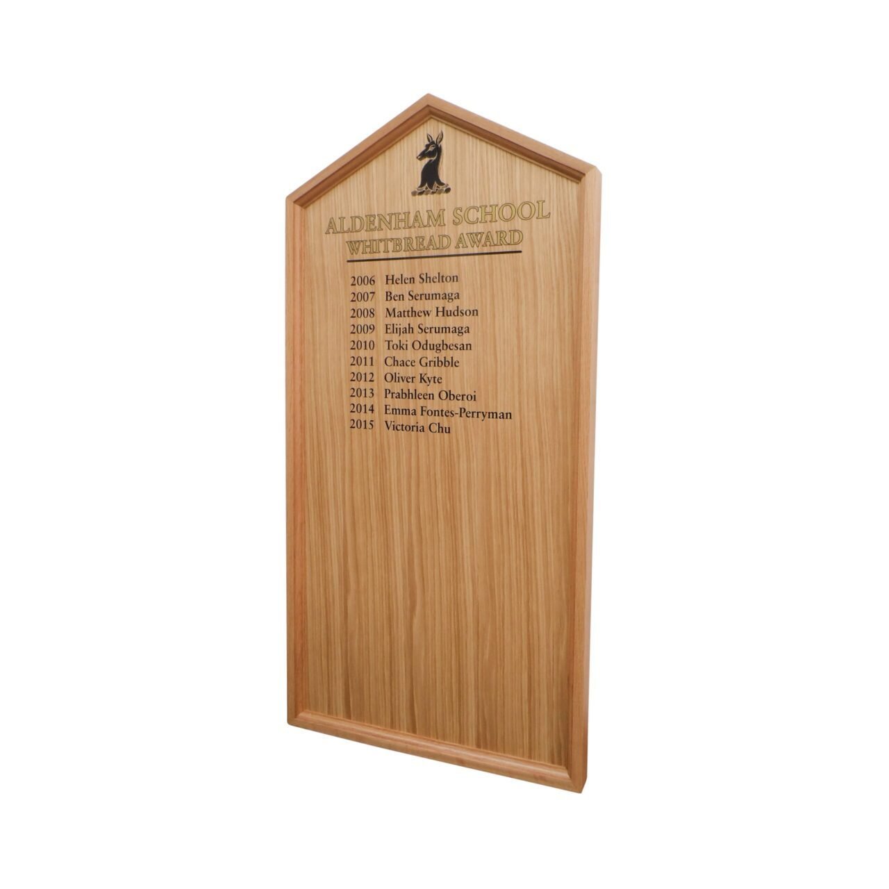Traditional Wooden Honours Board