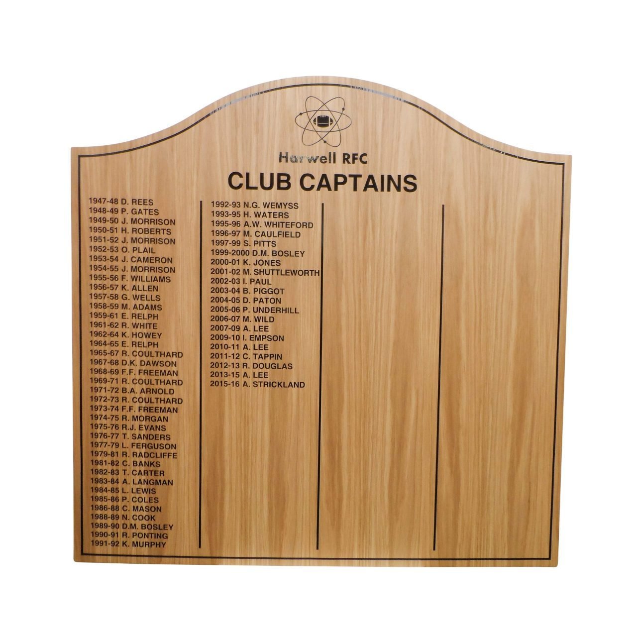 Budget Wooden Honours Boards