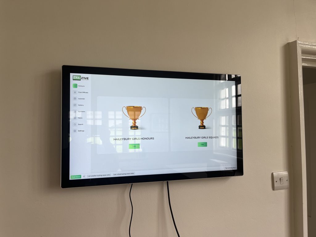 Digital Honours Boards