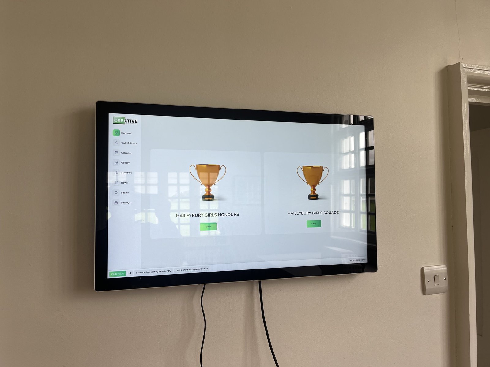 Digital Honours Boards