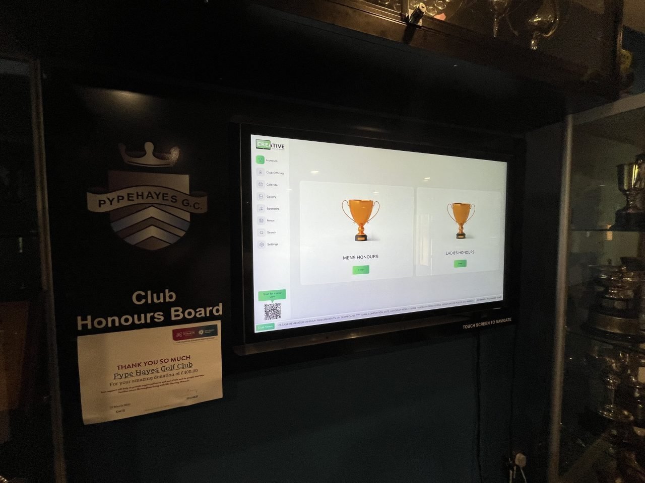 Digital Honours Board System