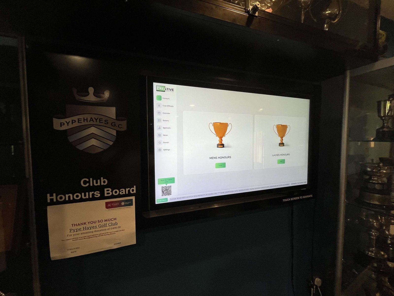 Digital Honours Board System