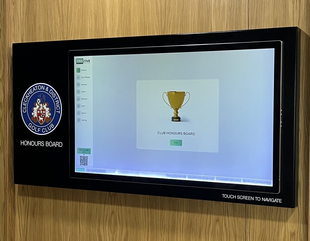 Digital Honours Boards