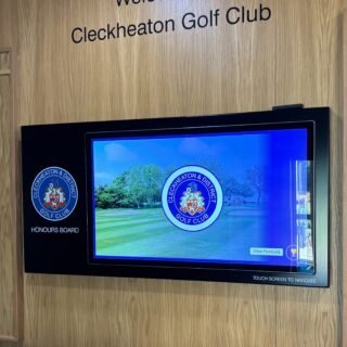 Thank you Cleckheaton Golf Club for allowing us to visit and upgrade your system. Always great to see our digital honours board system sitting proudly in the club house. #digitalhonoursboard